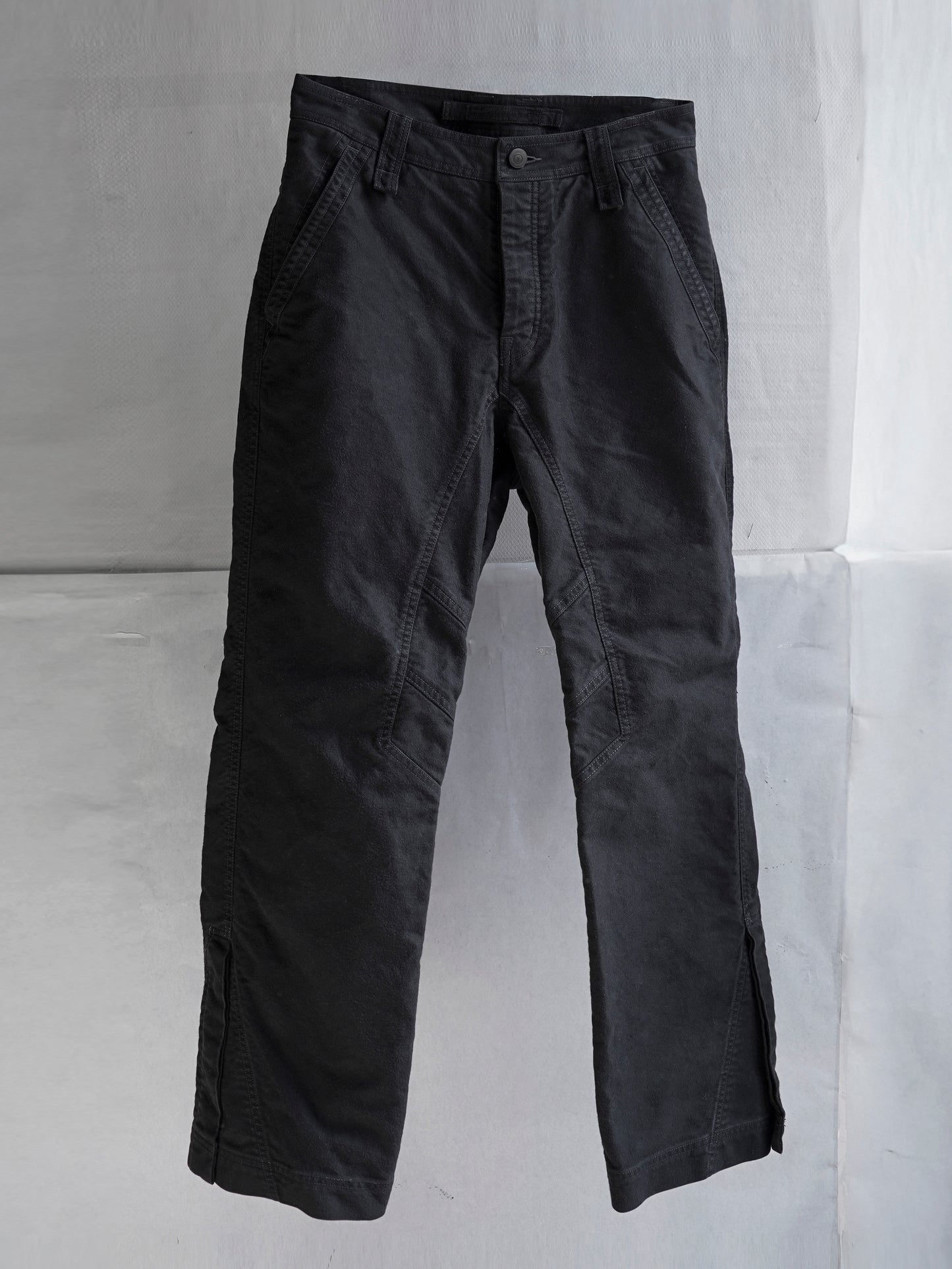 split trousers / black (moleskin)