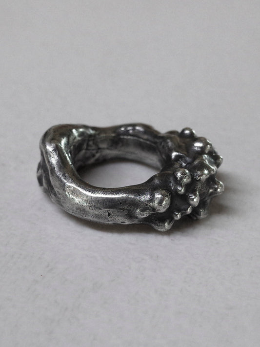 bone ring / 925 silver