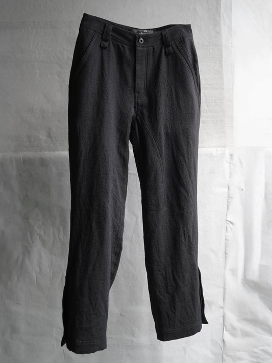 split trousers / black (wool)