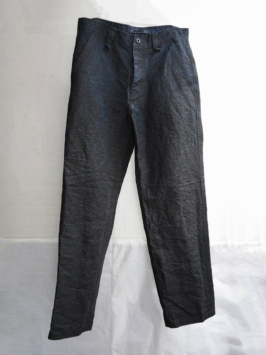 base trousers (binchō-tan) / indigo ink