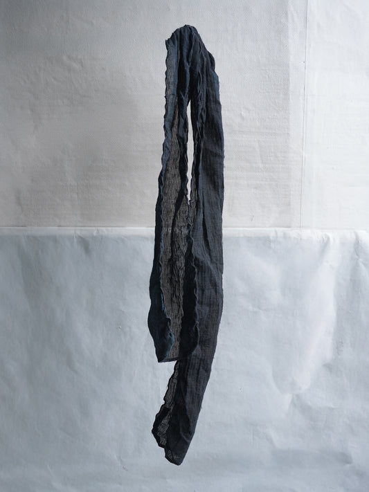endo scarf / indigo ink